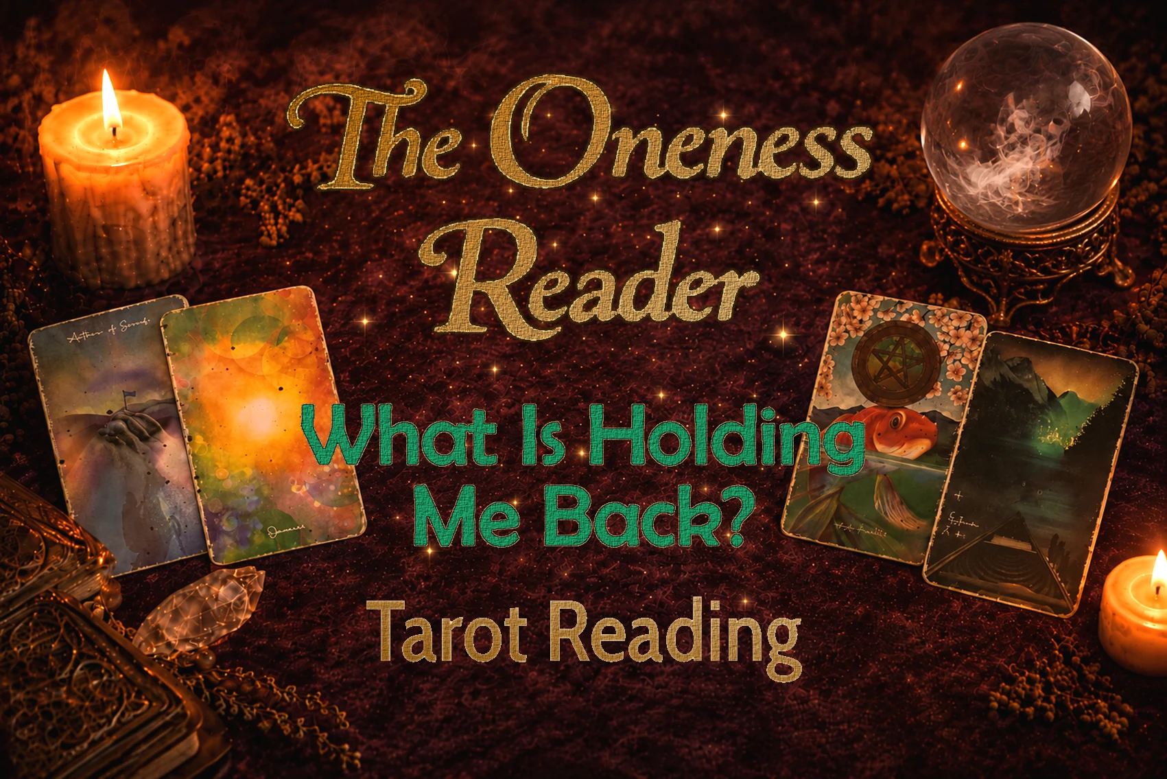What Is Holding Me Back tarot reading artwork