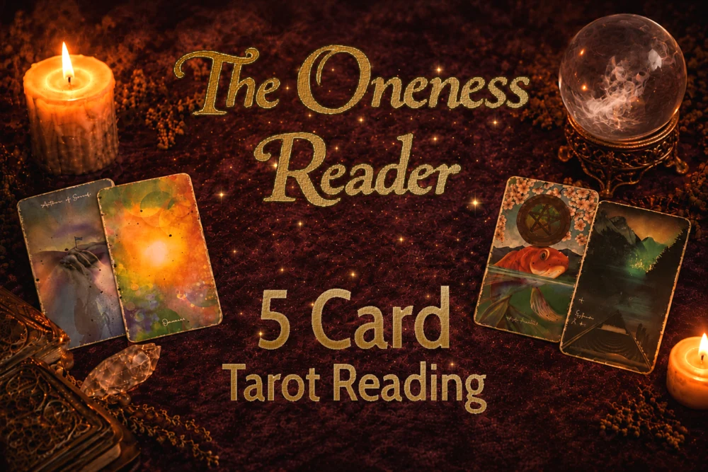 The Oneness Reader 5 Card Tarot Reading artwork
